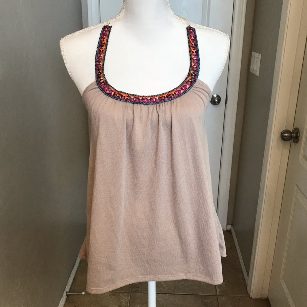 LA HEARTS Boho Chic Halter Top